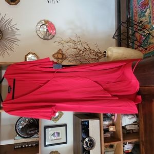 Extra 35% off sale - Eloquii Red Wrap Dress 22w -$18